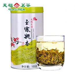 天福茗茶 有情玉露飘香 四川特产茉莉花茶 茶叶茉莉鲜花窨制