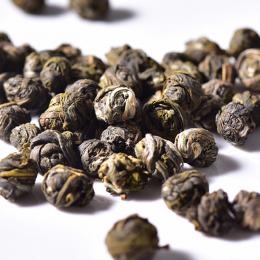 天福茗茶 珍品绣球龙珠茉莉花茶新茶浓香型散装罐装200g