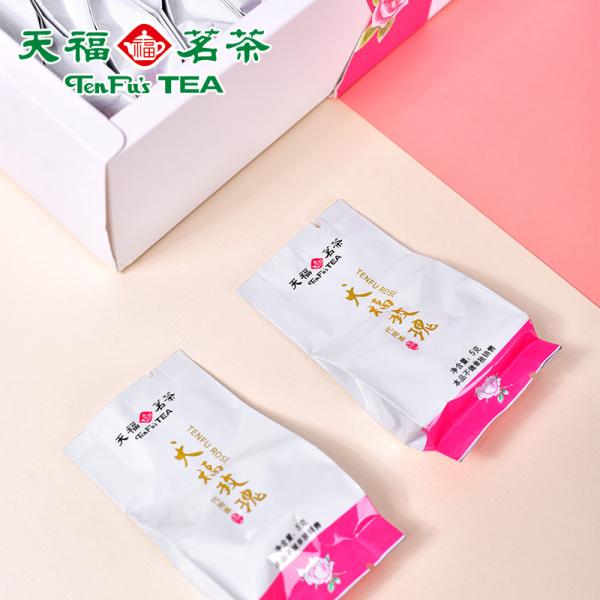 天福茗茶玫瑰花茶 山东产区玫瑰花草茶茶叶小袋 盒装120g