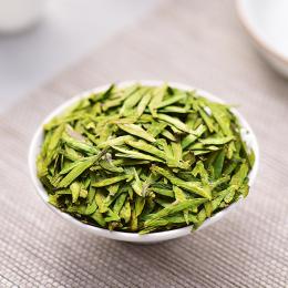 天福茗茶 龙井茶 绿茶茶叶 新昌出产茶鲜叶 100G精装 2024春茶