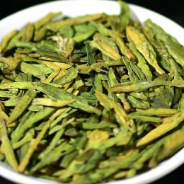 天福茗茶 悠然天地中龙井茶 浙江新昌绿茶2024年早春茶叶100g