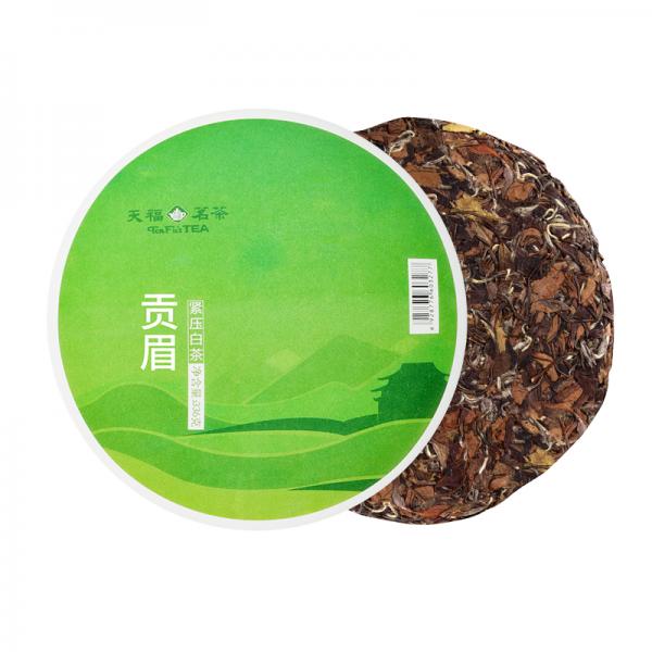 天福茗茶 贡眉白茶  正宗白茶鲜叶 馈赠亲朋好友茶礼 336G棉纸装