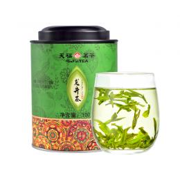 天福茗茶 龙井绿茶 浙江龙井 2024年春茶 罐装100G