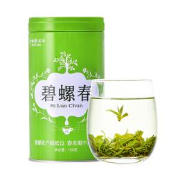 天福茗茶 碧螺春-M2 四川特产名茶 2024年早春茶 100克马口铁罐装