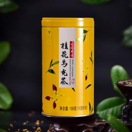 天福茗茶 用情桂花乌龙茶 铁观音桂花茶叶 花茶 罐装100克