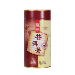 天福茗茶 陈年普洱茶-S7 宫廷普洱芽茶 散茶熟茶 直立纸罐装250G