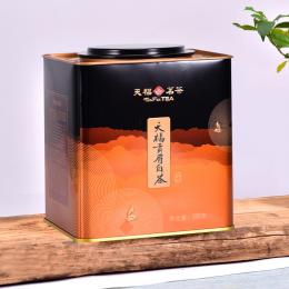 天福茗茶贡眉白茶 福鼎贡眉白茶 方形铁罐装300g